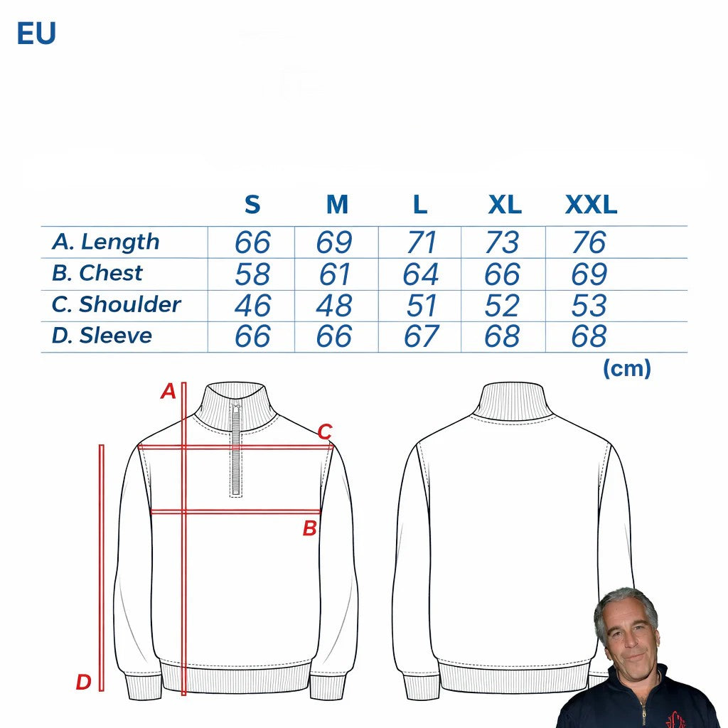 Jeffrey Epstein Quarter zip